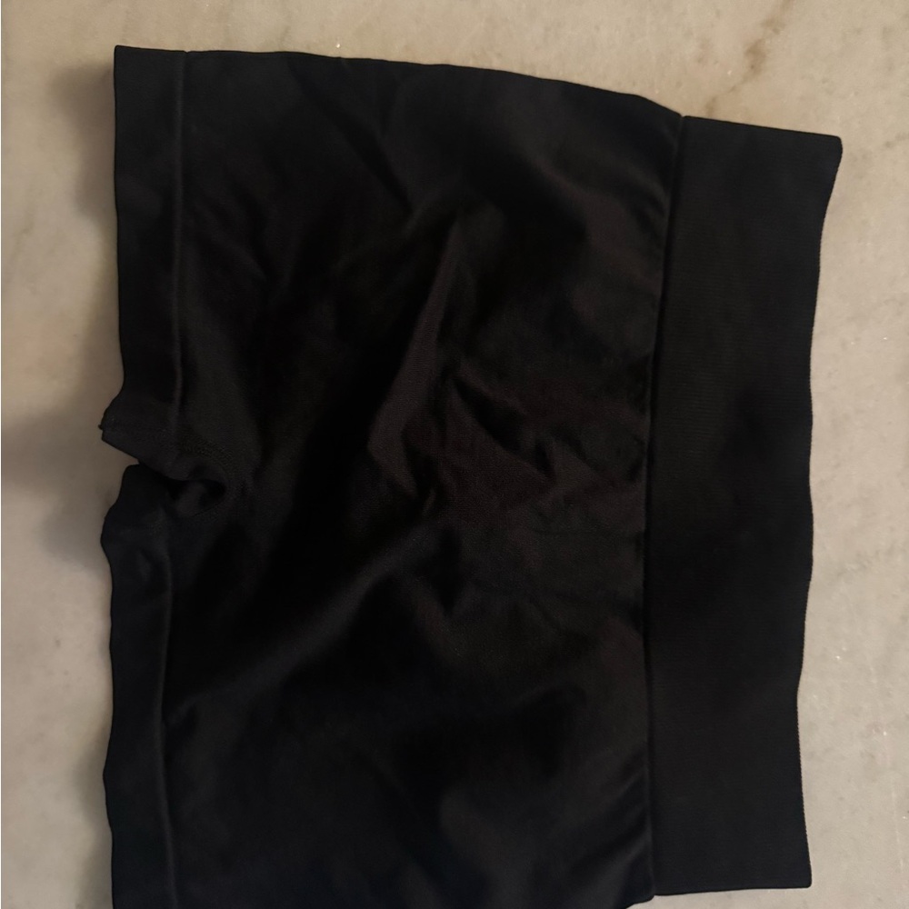 Black High-Waisted Shorts